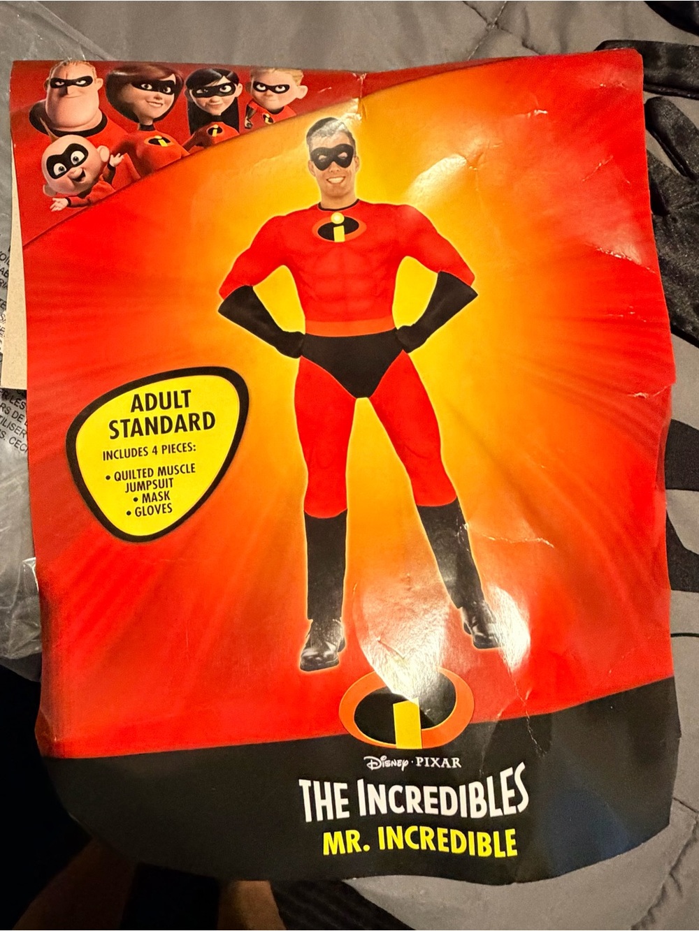 The Incredibles Mr. Incredible Red Adult Halloween Costume